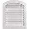 Ekena Millwork Arch Top Surface Mount PVC Gable Vent: Functional, w/ 3-1/2"W x 1"P Standard Frame, 28"W x 34"H GVPAR28X3401SF - alternate 1